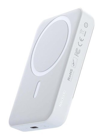 Mcdodo Mc-4260 10000 mAh Hızlı Şarj Type C - USB Kablosuz Powerbank Gri