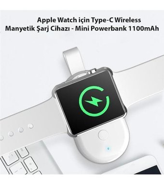 Coofbe 1000 mAh Type C Powerbank Beyaz