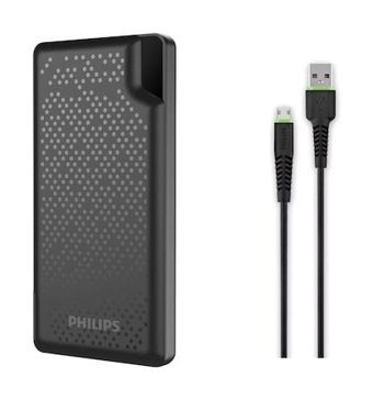 Philips Dlp2010Nb/62 10000 mAh Hızlı Şarj Micro Type C - USB Powerbank Kırmızı - Siyah