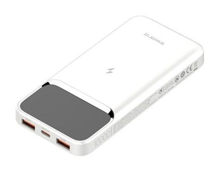 Sword Sw-Wq11 10000 mAh Hızlı Şarj Micro Type C - USB Powerbank Beyaz