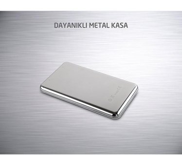Mobilcell 907524972447P 4000 mAh Mini USB Powerbank Beyaz
