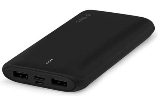 Ttec 2Bb163S Powerslim Duo 10000 mAh Güneş Enerjili Hızlı Şarj Micro Lightning - Type C - USB Powerbank Siyah