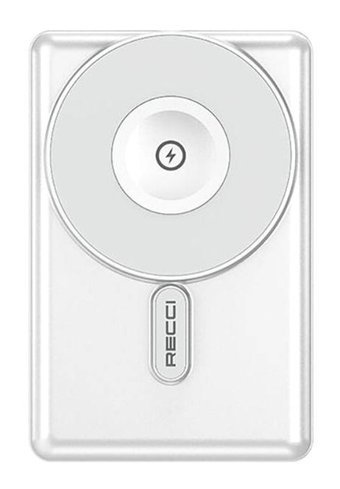 Recci Rpb-W19 10000 mAh Mıknatıslı Type C Powerbank Beyaz