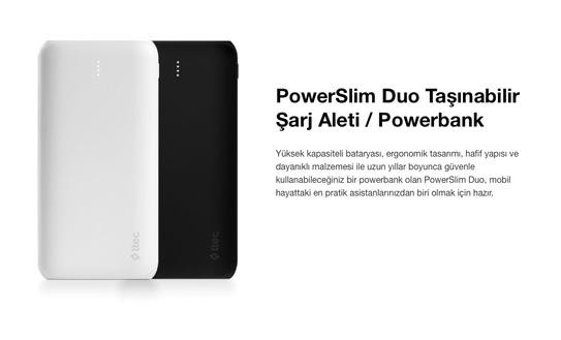 Ttec 2Bb163B 10000 mAh Micro Type C - USB Powerbank Beyaz