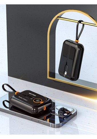 Neutron Ntl-Pb-11F4 10000 mAh Hızlı Şarj Lightning - Type C Powerbank Siyah