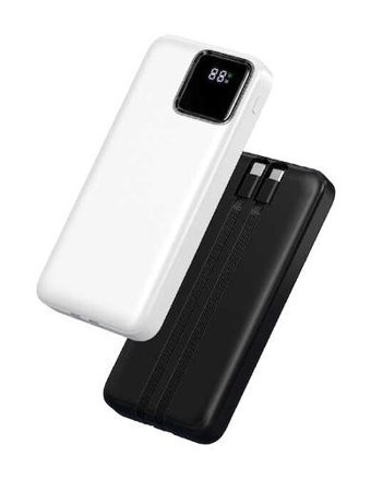 Wiwu Jc-18 10000 mAh Hızlı Şarj Lightning - Type C Powerbank Siyah