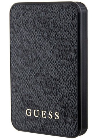 Guess 5000 mAh Hızlı Şarj Mıknatıslı Micro USB Powerbank Siyah