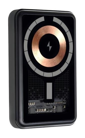 Buff Bp13 10000 mAh Hızlı Şarj Mıknatıslı Dijital Göstergeli Type C Powerbank Siyah