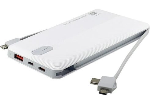 Nettech Nt-Pw08 10000 mAh Micro Lightning - Type C - USB Powerbank Beyaz