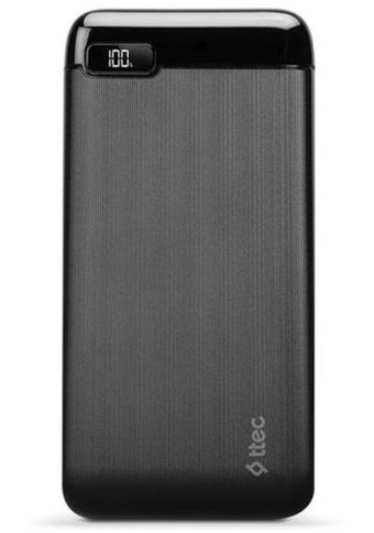 Ttec Powerslim Duo 2Bb185S 10000 mAh Hızlı Şarj Micro Lightning - Type C - USB Powerbank Siyah
