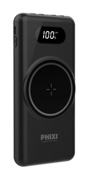 Phixi Force Pw12 10000 mAh Hızlı Şarj Mıknatıslı Type C Powerbank Siyah