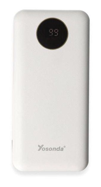 Yosonda 30000 mAh Hızlı Şarj Type C Powerbank Beyaz