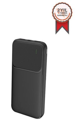FullMoon P-1010 10000 mAh Hızlı Şarj Mini USB Powerbank Siyah