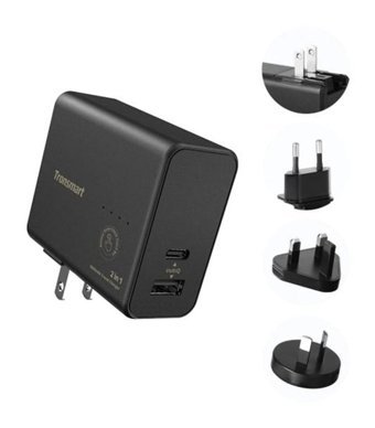 Tronsmart Wpb01 5000 mAh Hızlı Şarj Micro Type C - USB Powerbank Siyah