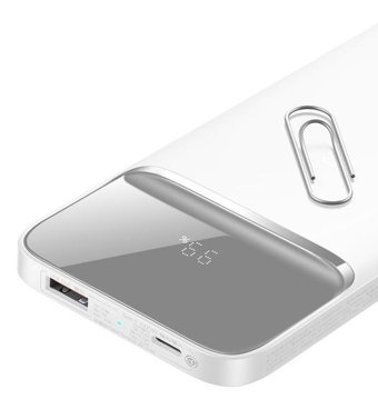 Baseus Mgsafe 2022 Edition Overseas 10000 mAh Hızlı Şarj Mıknatıslı Type C Kablosuz Powerbank Beyaz
