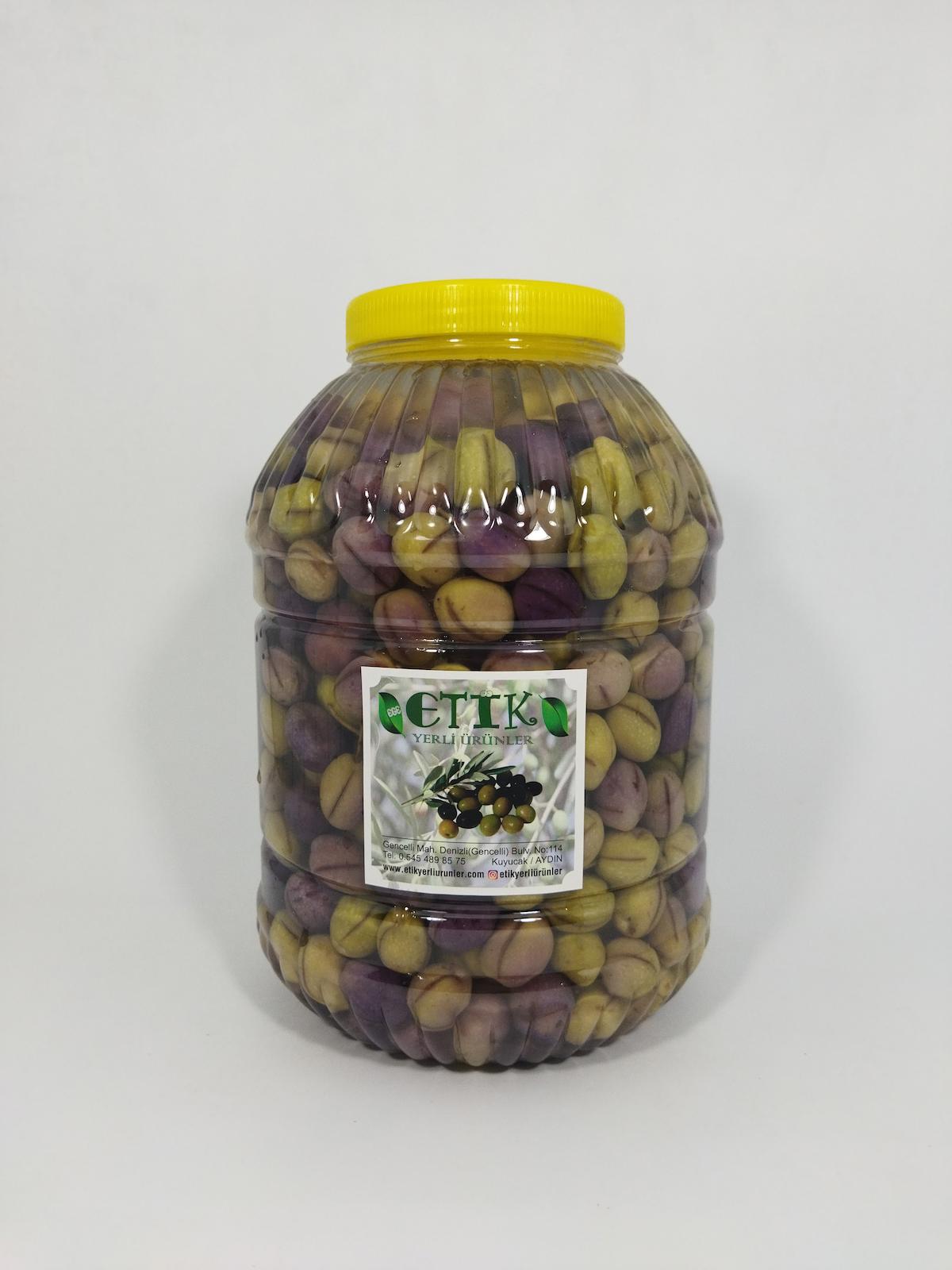 Mudanya Tuzlu Yeşil Zeytin Pet Kavanoz 5 kg