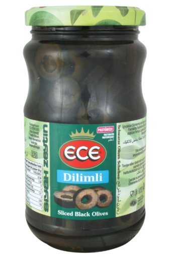 Ece Tuzsuz Dilimli Siyah Zeytin Kavanoz 150 gr