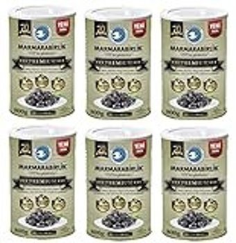 Marmarabirlik Premium Salamura Siyah Zeytin Teneke 6x800 gr