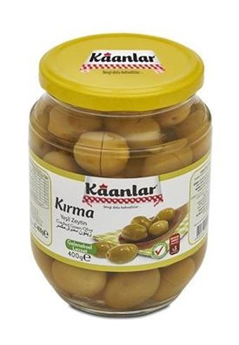 Kaanlar Salamura Yeşil Zeytin Pet Kavanoz 400 gr
