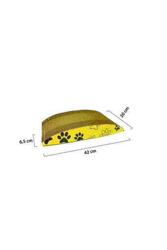 Artikel Ondüle Oturaklı 42 cm Kedi Tırmalama Rampası