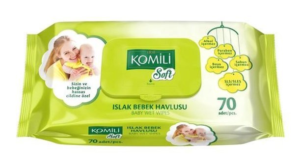 Komili Soft 70 Yaprak 9'lu Islak Mendil