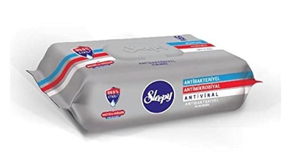 Sleepy Antibakteriyel 50 Yaprak Islak Mendil