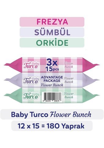 Baby Turco Cep 15 Yaprak 18'li Islak Mendil