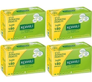 Komili 60 Yaprak 12'li Islak Mendil
