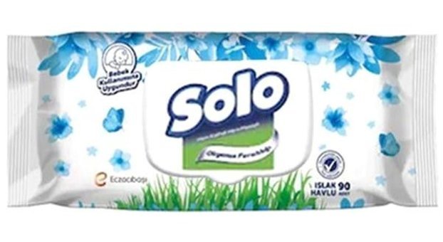 Solo Ferah 90 Yaprak Islak Mendil