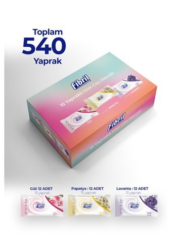Fibril 15 Yaprak 36'lı Islak Mendil