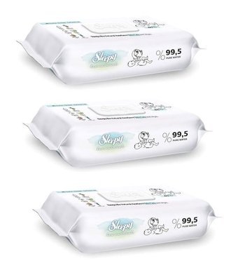 Sleepy Bio Natural Yenidoğan 40 Yaprak 3'lü Islak Mendil