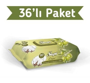 Sleepy Zeytinyağlı 90 Yaprak 36'lı Islak Mendil