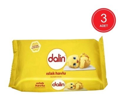 Dalin Yenidoğan 56 Yaprak 3'lü Islak Mendil