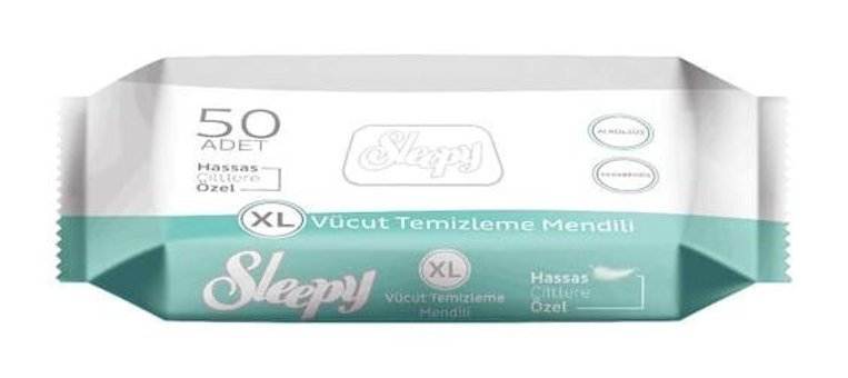 Sleepy Sensitive 50 Yaprak Islak Mendil