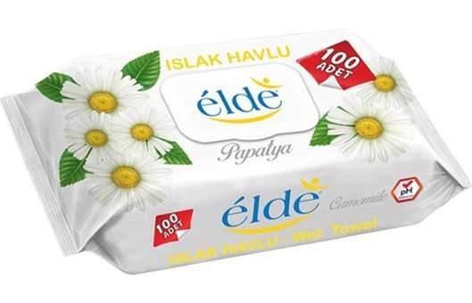 Elde Premium Papatya Kokulu 100 Yaprak 6'lı Islak Mendil