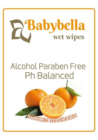 Babybella Bodrum Mandalinası 1440 Yaprak Islak Mendil