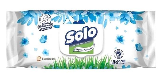 Solo Okyanus Ferahlığı 90 Yaprak Islak Mendil