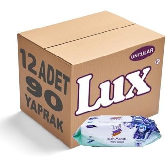 Lux Lavantalı 90 Yaprak 12'li Islak Mendil