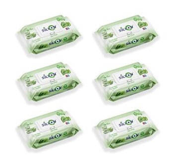 Silyon Aloe Veralı 90 Yaprak 6'lı Islak Mendil