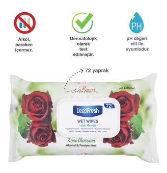 Deep Fresh Flower 72 Yaprak Islak Mendil