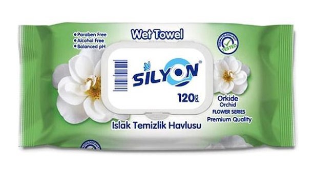 Silyon 120 Yaprak 12'li Islak Mendil