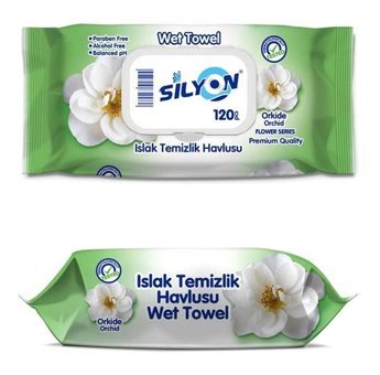 Silyon 120 Yaprak 12'li Islak Mendil