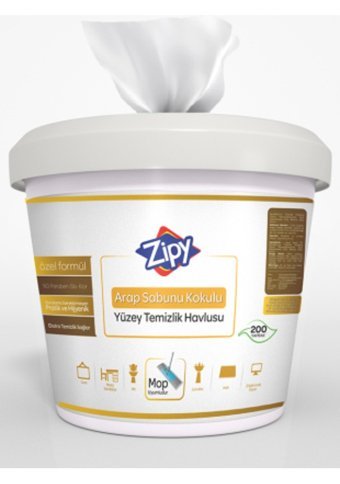 Zipy Beyaz Sabun Kokulu 400 Yaprak Islak Mendil