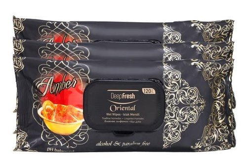 Deep Fresh Oriental 120 Yaprak 3'lü Islak Mendil