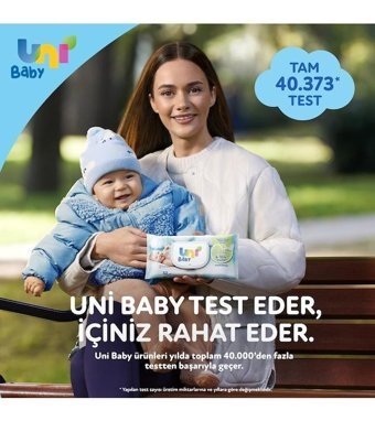 Uni Baby Aktif Oyna Öğren 52 Yaprak 24'lü Islak Mendil