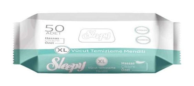 Sleepy Hassas Ciltlere Özel Xl 50 Yaprak 3'lü Islak Mendil