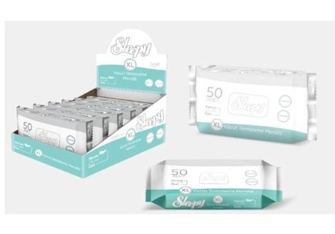 Sleepy Hassas Ciltlere Özel Xl 50 Yaprak 12'li Islak Mendil