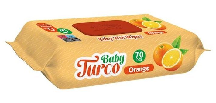 Baby Turco Portakal 70 Yaprak Islak Mendil
