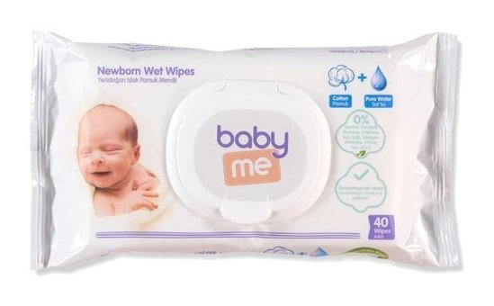 Baby Me Yenidoğan 40 Yaprak 12'li Islak Mendil