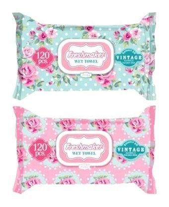 Freshmaker Vintage Antibakteriyel 120 Yaprak 24'lü Islak Mendil